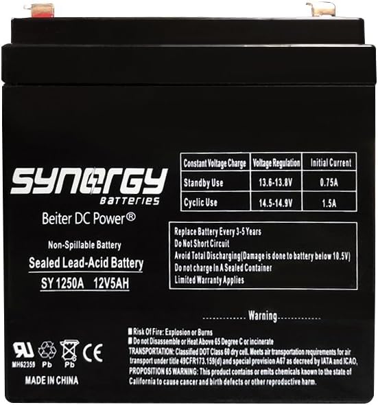 Honeywell VISTA-20P Rechargeable Replacement Battery Beiter DC Power