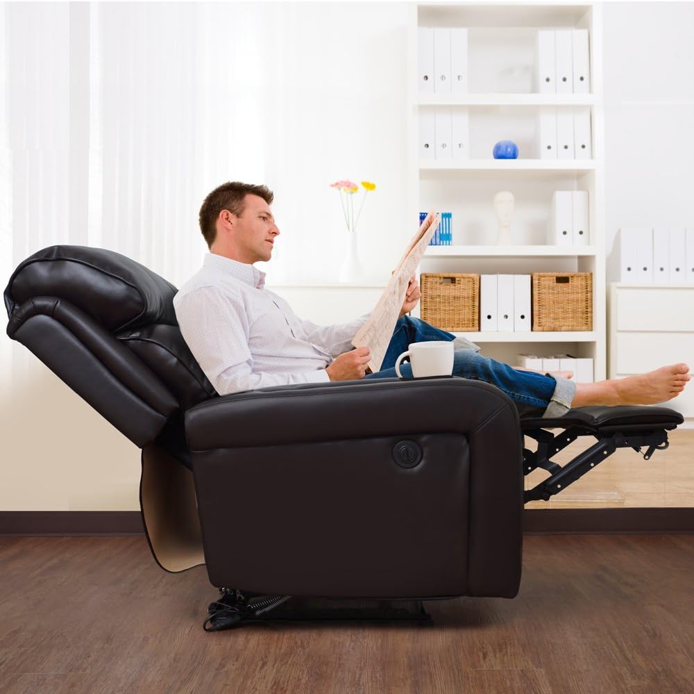 2016 Best Bonded Leather Recliner Power Motorized Recliner