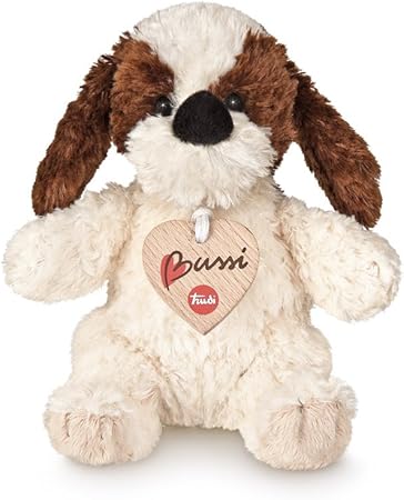 Trudi 138 Hund Weiss Braun Best Bussi Mini Amazon De Spielzeug