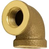 Supply Giant CSOM0034 3/4 in. Brass 90-Degree Elbow with Female National Taper Threads Pipe Fitting Durable, Higher Corrosion Resistance Economical &amp; Easy to Install, 4