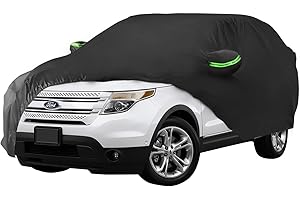 Proadsy 2025 Upgrade SUV Car Cover Compatible with Ford Explorer 2011-2024 2025 Windproof All Weather Waterproof Sun Rain UV Dust Snow Protection Outdoor Covers