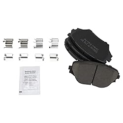 TRQ Front Brake Pads Ceramic Compatible with