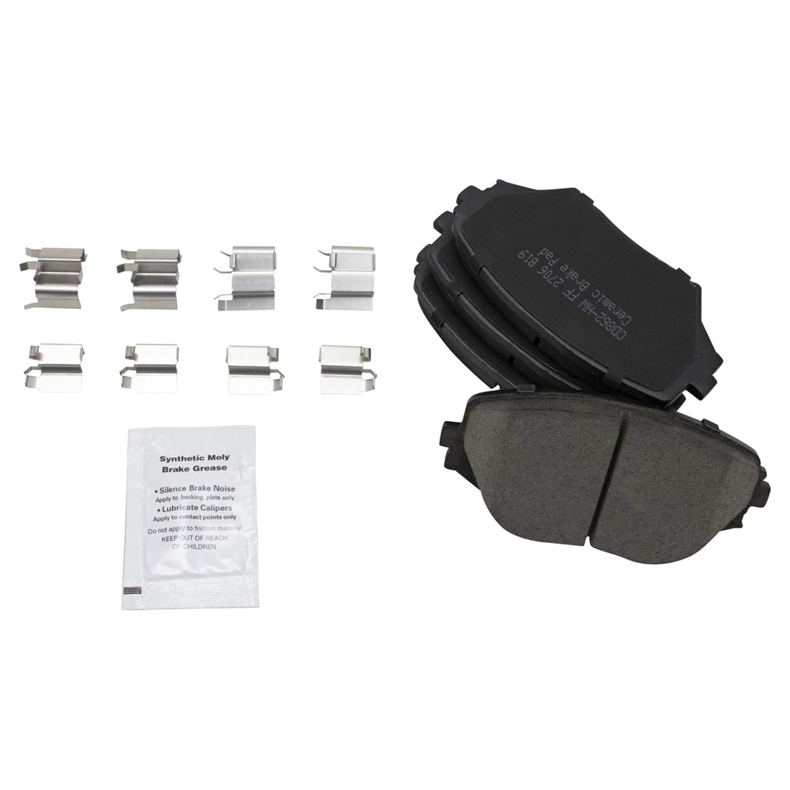 TRQ Front Brake Pads Ceramic Compatible with