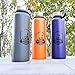 Stainless Steel Water Bottle -- 40 oz Wide Mouth -- Double Walled Vacuum Insulated -- BPA Free