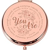 Catholic Baptism Gifts for Girl Women Compact Mirror - 1st First Communion Gifts for Girls Catholic, Christian Confirmation Gift for Teen Girls, Pocket Mirror First Reconciliation Gift for Girl