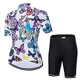 Uriah Women's Cycling Jersey Shorts Set Polyester