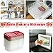 Meal Prep Containers 3 Compartment 10 Pack Food Prep Containers with Lids Portion Control Reauable Freezer Food Storage Plastic Salad Stackable Bento Lunch Box, Microwave, Dishwasher Safe