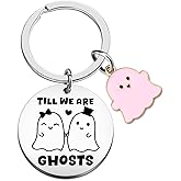 WEHBVF Goth Valentines Gifts for Women Cute Keychain Gifts for Girlfriend Spooky Horror Valentine Keychain for Him Her