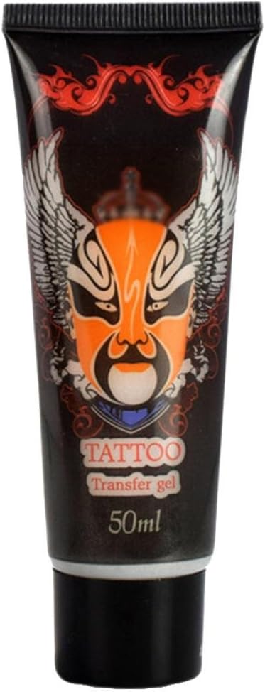 Yeefant 50ML Non Toxic Environmental Protection Professional Stencil Tattoo Transfer Gel Safe Stay Stuff Soap Mild Skin for All Skin Types
