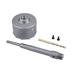 GUICGOC 76mm / 3 inch Concrete Hole Saw with 220mm