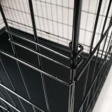 FOXHUNTER 36 Inch Pet Dog Training Cage Crate Carrier with Two Doors view 7