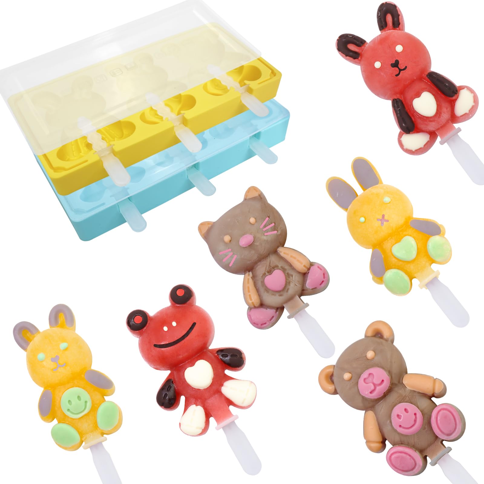 Photo 1 of Salomayes Silicone Popsicle Molds for Kids and Toddlers, BPA Free, Mini Baby Ice Pop Mold, Ice Cream Mold with Reusable Sticks, Popsicle Maker Mold Set Easy