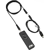 Kiwifotos MC-DC2 Remote Switch Shutter Release Cord for Nikon Z7 Z7II Z6 Z6II Z5 D750 D780 P1000 D7500 D7200 D5600 D5500 D5300 D5200 D5100 D5000 D3300 D3200 D7000 D7100 D610 D600 & More Nikon Camera
