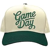 Game Day 3D Embroidered Two-Tone Dad Hat, 5-Panel Baseball Cap, Adjustable Unisex Streetwear