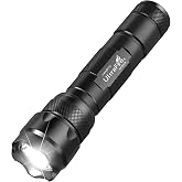 ULTRAFIRE WF-502B Mini EDC 1000 Lumen Single-Mode Tactical LED Flashlight | Battery-powered flashlight, battery not included, water-resistant aluminum body for camping, hiking, outages, and night walks