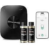 Airversa Smart Waterless Essential Oil Diffuser, 400mL Capacity with 200mL Fragrance Scent Oils, Up to 2000 sq ft Scent Air Machine with 12A1V Power Adapter for Large Room, ANA Black Kit