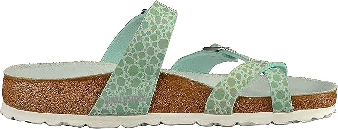 Amazon.com | BIRKENSTOCK Unisex Mayari Birko-Flor Aqua Sandals 9 W / 7 M US | Mules & Clogs