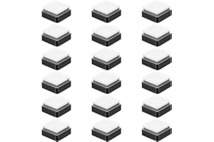Roleader 18Pcs Blank Ink Pad Set Empty Sponge Stamp Pads Refillable for DIY Crafting Scrapbook Card Making