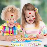 Vicloon 3D Puffy Stickers 36pcs Kids 3+ PVC Mixed Styles Reward view 4