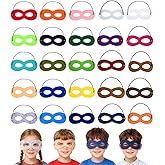 GIETIOS Superhero Masks for Kids Party Cosplay Dress Up Superhero Eye Masks for Halloween Christmas Birthday 25Pcs