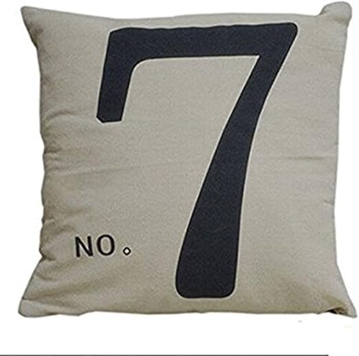 Amazon Com Decorbox Simple Fashion Square Linen Throw Pillow
