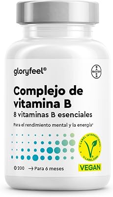 Vitamina B Complex - Alta Dosis con B1, B2, B3, B5, B6, B12 - Con Biotina (B7) y Ácido fólico (B9) - Energía y Vitalidad - Las 7 Vitaminas B en una pastilla - Vegano, Probado en laboratorio
