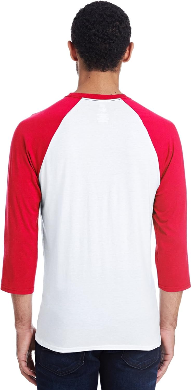hanes baseball tee
