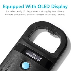 Chazcool Microchip Reader, Pet Microchip Scanner