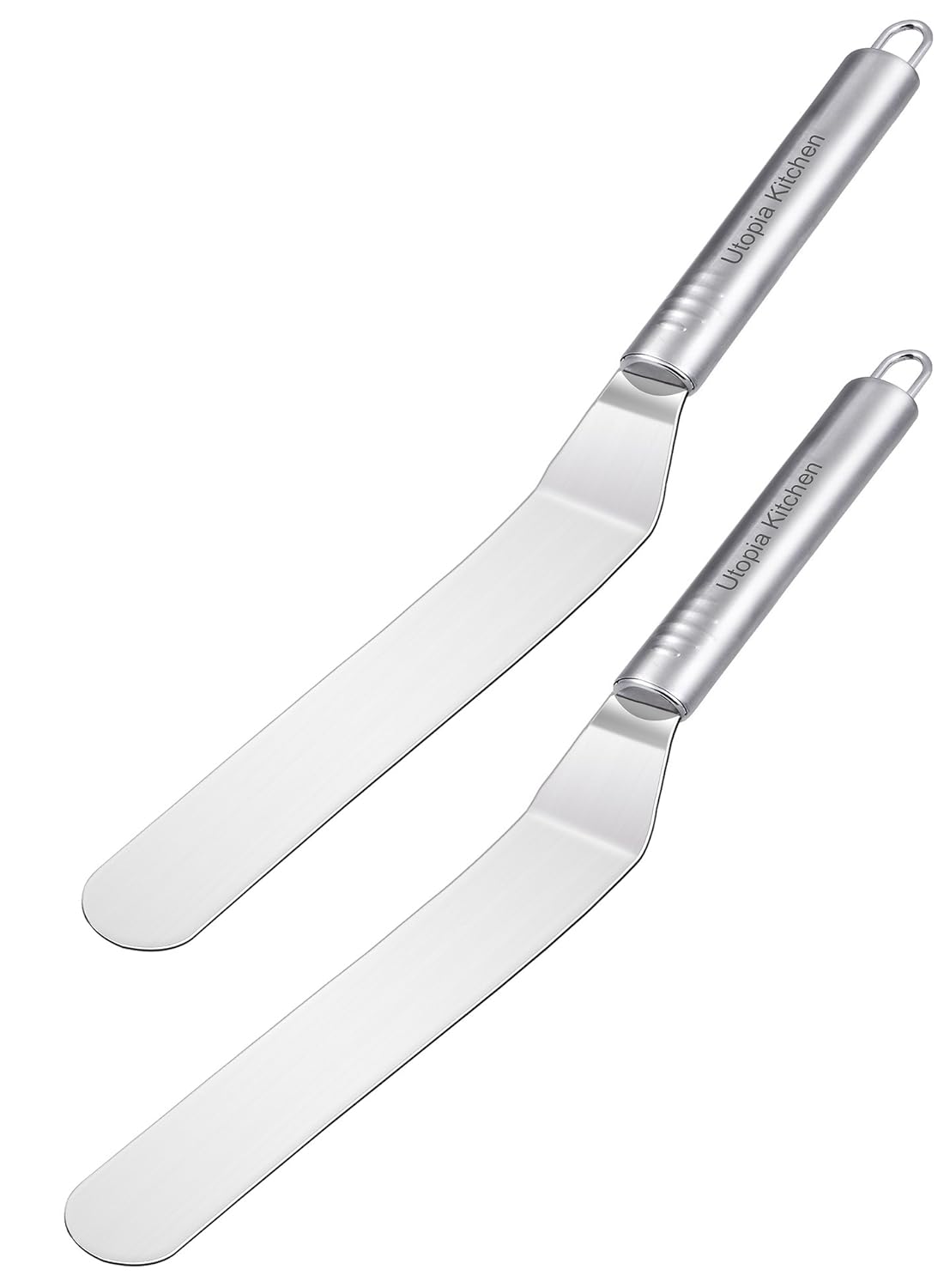 Set of 2 Stainless Steel Icing Spatula Cake Decorating Frosting Utopia