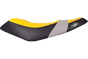 BLACKTIP JETSPORTS Premium Seat Cover for Sea-Doo 2000-2003 RX, RX Di (Black/Yellow/Gray)