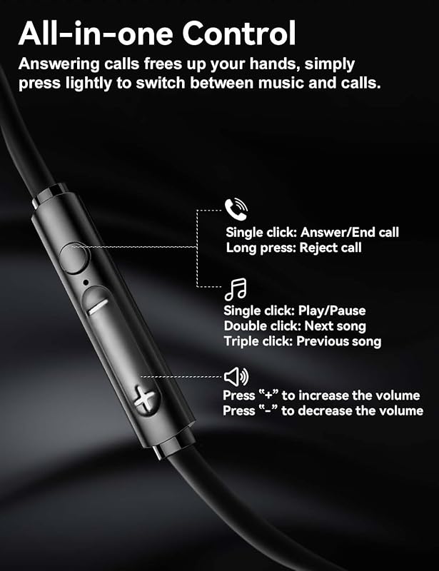 Auricolari con Filo USB C, Cuffiette per iPhone 18 Pro Max 17 16 — foto 3 di 6