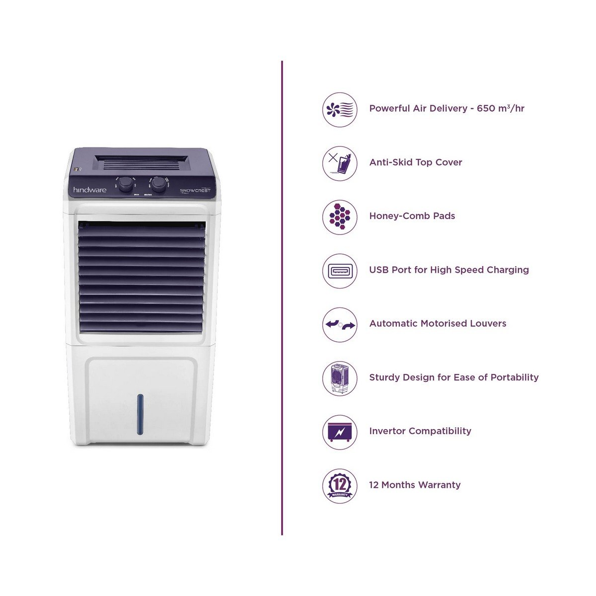 hindware snowcrest 12 litre