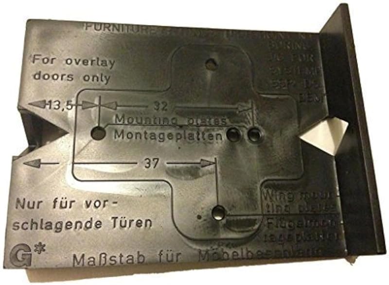 Grass Jig Template for Kitchen Cabinet Hinges and Mounting Plates