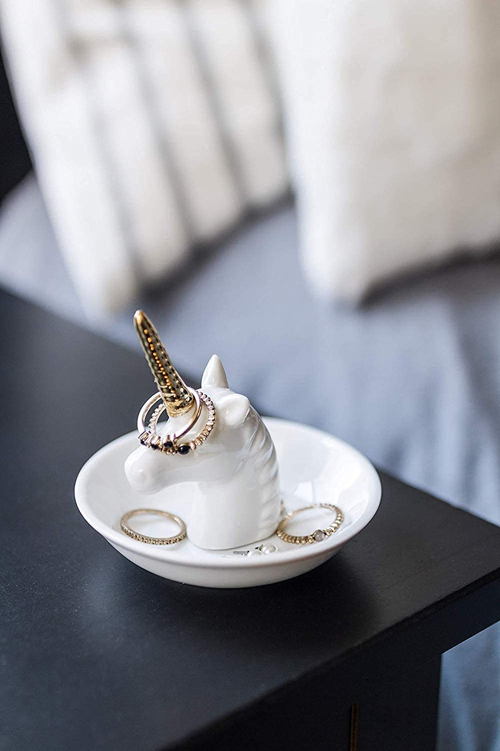 Unicorn Ring Dish Jewelry Holder Unicorn Gift for Women Girls Birthday Christmas Gifts