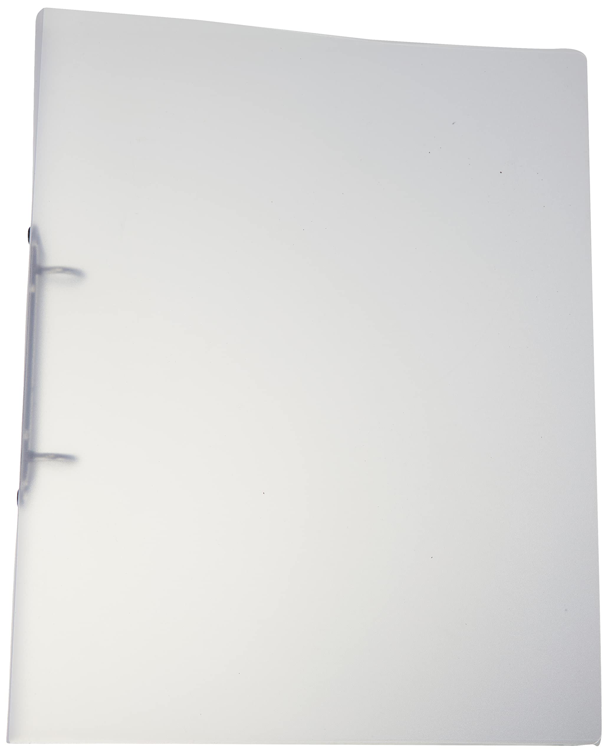 Kangaro Ring Binder, A4 Format, 2 Rings, O-Mechanism, Capacity 25 mm, Material: Polypropylene, Colour: Transparent