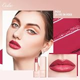 Oulac Moisture Shimmer Lipstick Red Tint 4.5g Vegan Clean Beauty view 2