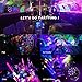DeepDream Blacklights 12 watt Led Black Light uplighting UV Lamp Glow in The Dark Room Outdoor Christmas Fishing Party Supplies