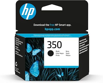 HP CB335EE 350 Black Original Ink Cartridge Single Pack 200 Page Yield
