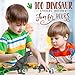 Dinosaur Toys Toy Dinosaurs [18 ITEMS SUPER SET] [USA SELLER] Boys Girls Kids - 3 4 5 + Year Old Age Gift Jurassic Age Park Large Big 2 T Rex, Spinosaurus, Raptor, Egg, Book, Stickers, Playset (6