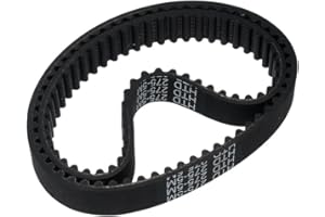 BEMONOC 2Pcs/Pack HTD 5M Rubber Timing Belts Closed-Loop 275mm Length 55 Teeth 15mm Width Industrial Timing Belt