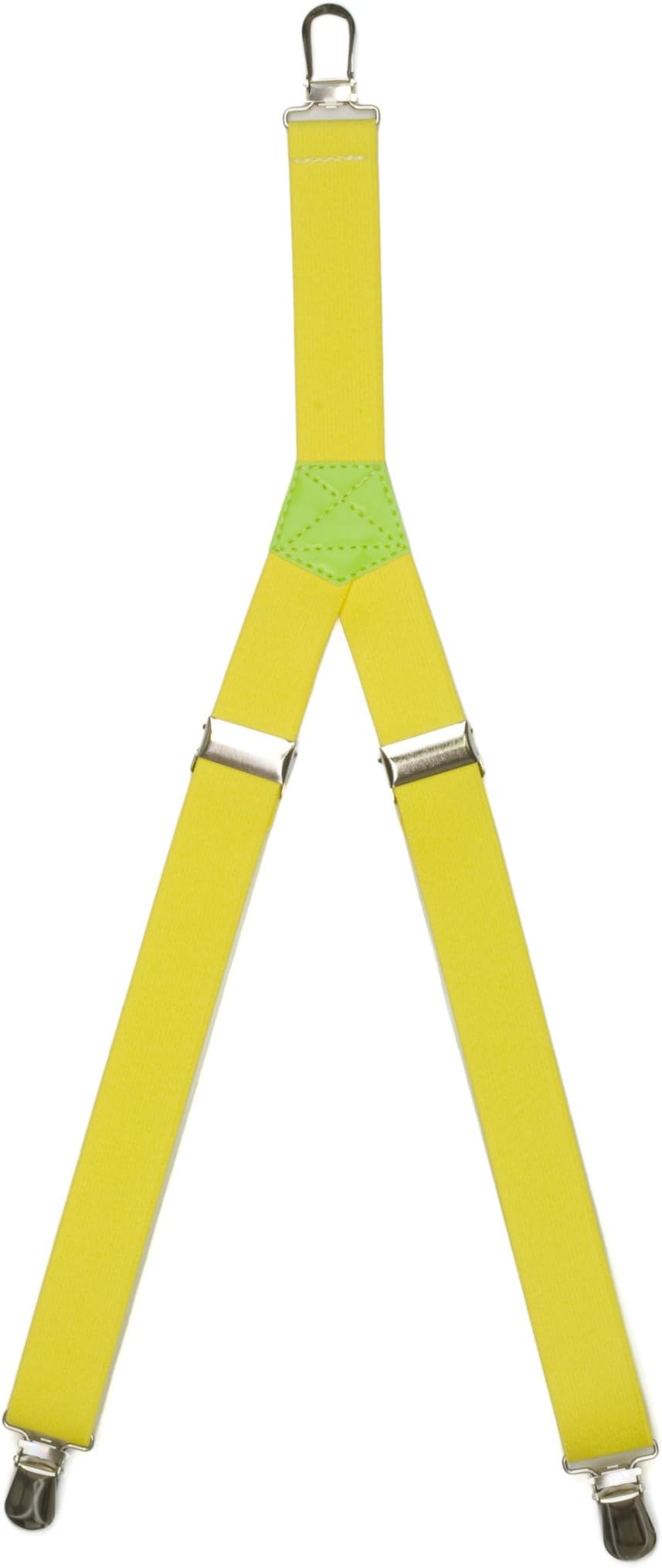Solid Kid's Clip Suspenders - Yellow