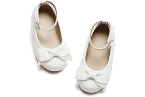Otter MOMO Toddler/Little Girls Mary Jane Ballerina Flats Shoes Slip-on School Party Dress Shoes