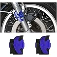 povtii 2PCS Motorcycle Fork Seal Cleaner Tool, Fork Seal Cleaner Fits 45-55mm Seal Mate Oil Level, Universal Cleaning Shock Repairing Absorber Tool, Dirt Bike Motorcycle Accessories (Blue)