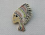 Grateful Dead Pins Native American Indian Headdress Skull Pin B