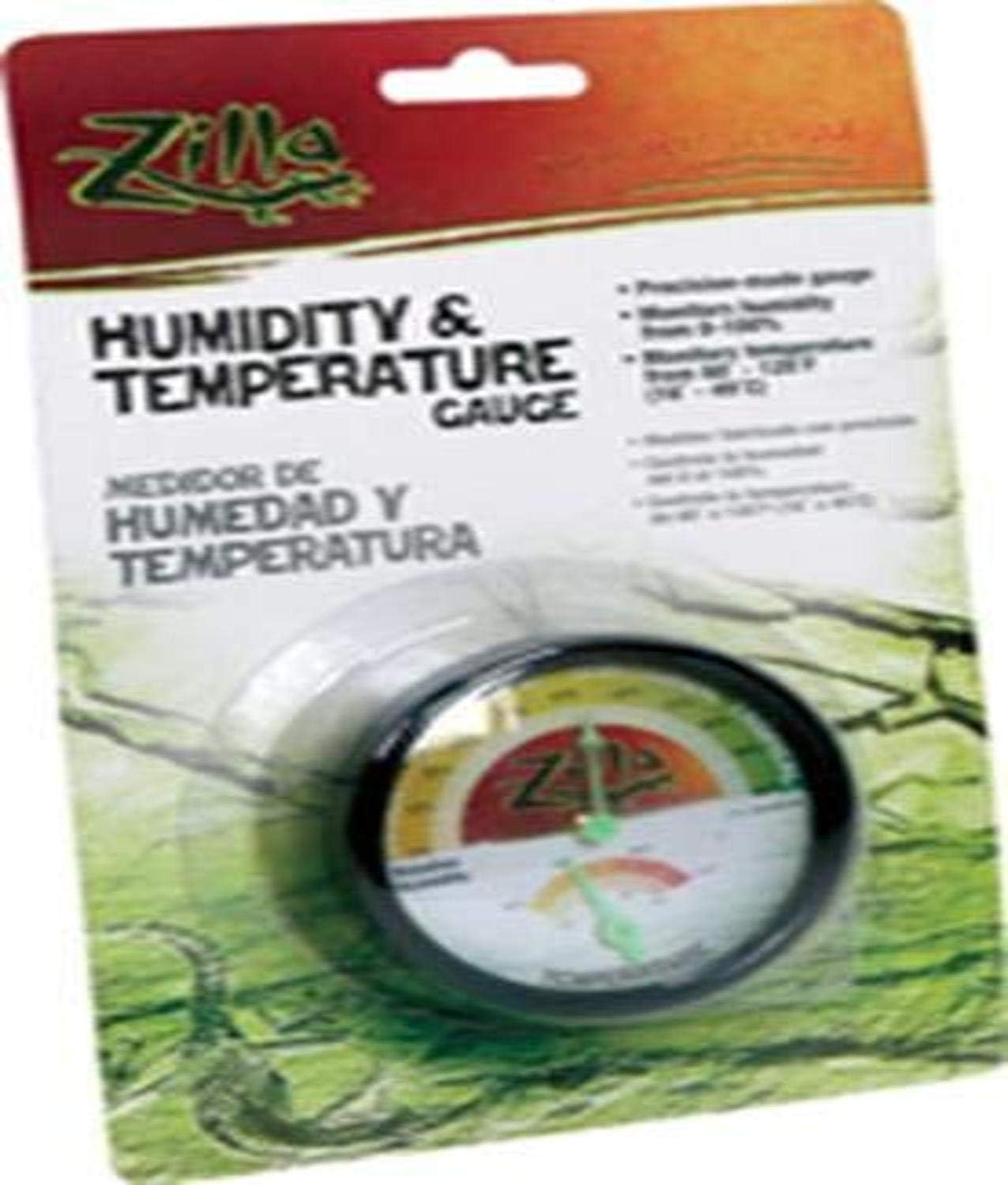Zilla Reptile Terrarium Thermometer & Humidity Gauge Amazon.ca Pet