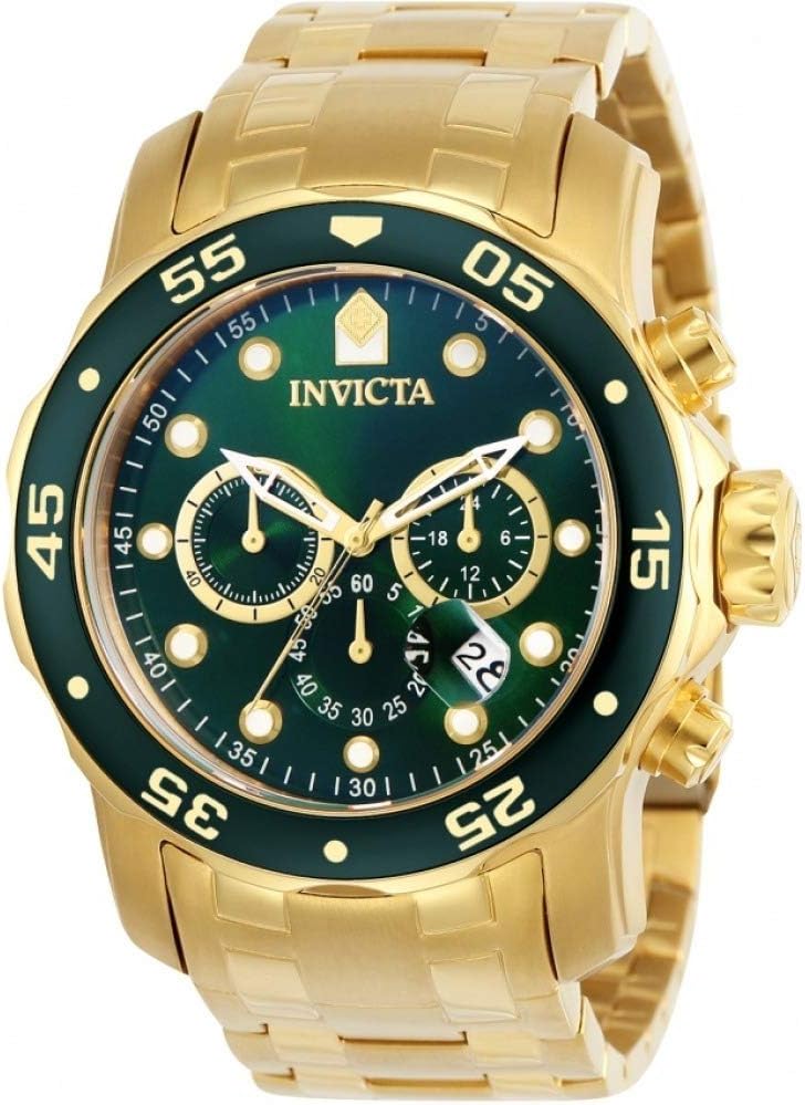 Relógio Invicta Pro Driver Dourado Masculino - 0075 | Amazon.com.br