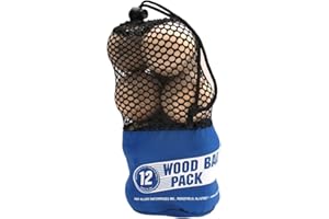 A&R Sports Wood Ball (Pack of 12)