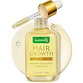 Hair Growth Serum Scalp Treatment: Scalp Serum with Rosemary, Multi-Peptide & Caffeine for Anti Hair Loss and Thinning - Thickening and Density for Women & Men