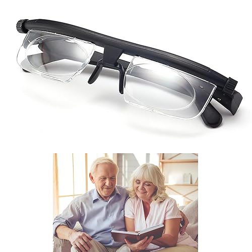 Adjustable Reading Glasses, Adjustable Glasses, Flex Focus Glasses for Men Women