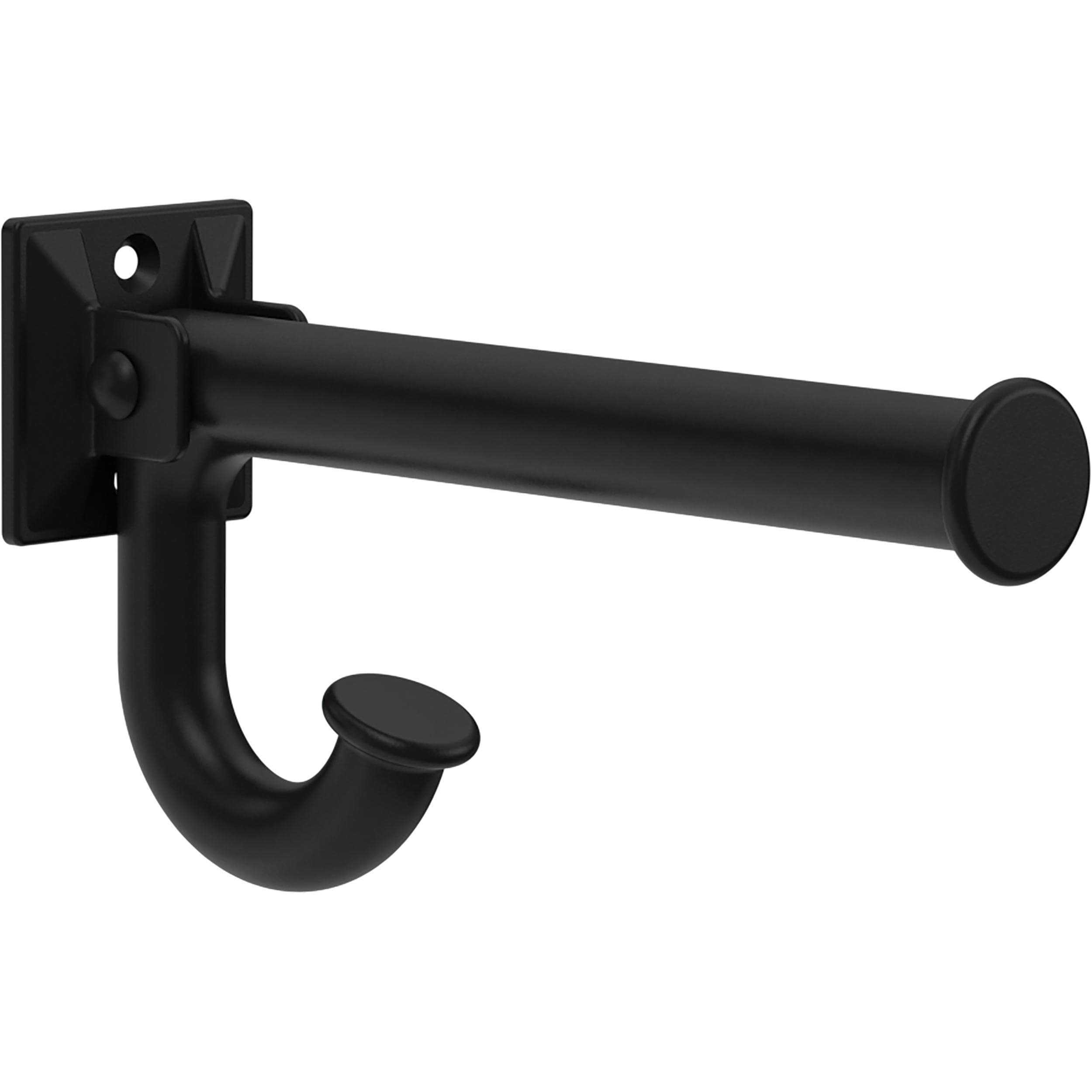 Franklin Brass Matte Black Square Extend-a-Hook